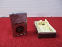 Goble U.S. Naugahyde (Vinyl) Advertising Lighter with Box