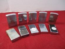 Mixed Zippo Lighters-Lot of 10-C