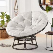 Better Homes & Gardens Papasan Chair, Pumice Gray 46