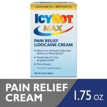  Icy Hot Max Pain Relief Lidocaine Cream, 1.75 oz