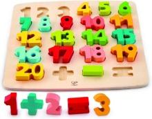 Hape Chunky Number and Counting Puzzle, Early Learning Educational Preschool Toy, Retail $ 25.00