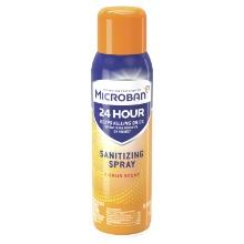 Microban 15 Oz. Citrus Scent 24 Hour Sanitizing Aerosol Spray