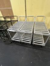 (3) Aluminum Produce Carts.  Your bid X 3