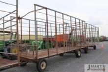 9'x 20' Metal rack wagon