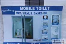 Basetone 80'' x 50'' x 80'' mobile toilet