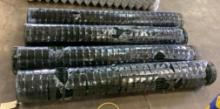Qty. 4 New Unused Rubber Coated Wire Fence, 6' High, 4 Roll