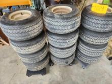 12 - GOOD USED 8" GOLF CART TIRES