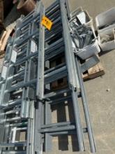 BROCK GRAIN BIN LADDER SECTIONS WITH REGULAR AND STIR-A-TOR MOUNTING BRACKETS