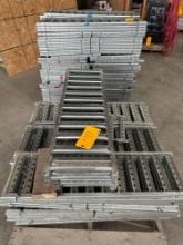 2 PALLETS OF LONG AND SHORT BROCK PARTHENON FLOOR STANDS