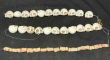 Unique Large Size Bone Themed Bead Ropes