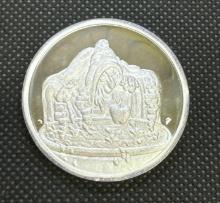 Disney Snow White 50th Anniversary The Witch 1 Troy Oz .999 Fine Silver Bullion Coin