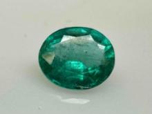 .87ct Oval Cut Panjshir Emerald Gemstone from Afganistan