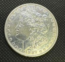 1887 Morgan Silver Dollar 90% Silver Coin 0.94 Oz