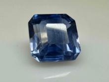 3ct Radiant Cut Deep Blue Sapphire Simply Beautiful!