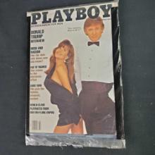March 1990 Issue Playboy Magazine featuring Donald Trump