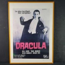 Unframed vintage movie poster Dracula