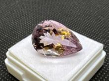 Purple Pear Cut Ametrine Gemstone 11.55ct