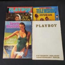 Vintage 1969 Playboy 15th Anniversary Issue Women Of TV more