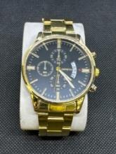 Gold Tone Stainless Steel Watch