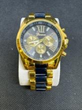 Stunning Gold Tone Stainless Steel Men?s Watch