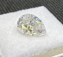 GRA Pair Cut Moissanite Diamond Gemstone 2.0ct