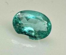 .73ct Oval Cut Emerald Gemstone from Afghanistan
