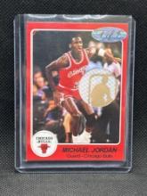 Custom Cut 1 of 1 Michael Jordan Jersey Basketball Card