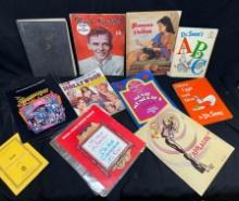 Old Vintage Books Hollywood, Dr Seuss, Frank Sinatra more