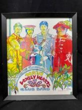 Sandell Beatles-12x14 MAUI LONELY HEARTS CLUB BAND Framed Art