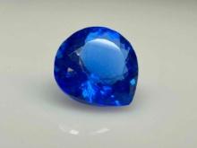8.3ct Vivid Blue Spinel Tear Drop Cut Gemstone