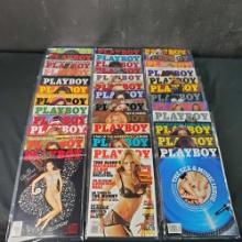 Lot approx. 35 Play Boy adult magazines 2000s Mariah Carey Mar. 2007 Bree Olsen Aug. 2011