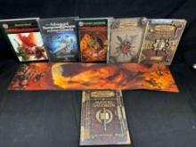 Dungeons and Dragons Gaming Books, Handbooks Guides