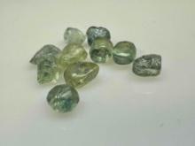 Montana Sapphires Rough Gemstone Specimens 12.1ct total
