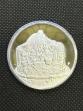 Disney Snow White 50th Anniversary The Witch 1 Troy Oz .999 Fine Silver Bullion Coin