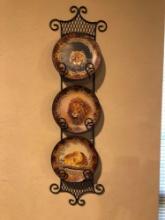 Plates with Hanging Plate Holder