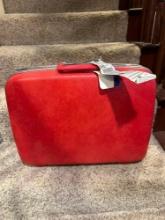 Red Hardside Suitcase