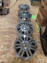 Set of 4 Lincoln MKX Chrome Wheels and Rims