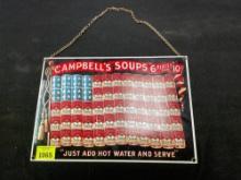 Vintage Heavy Campbells Soup Decorative Wall Sign