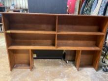 Large Wood Bookshelf Head Board