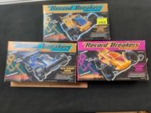 Set of 3 Record Breakers Racetrack Cars