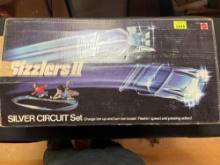 Vintage Sizzlers II Silver Circuit Race Track Set