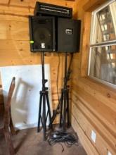 Kustom Speakers, Stands & Sound System