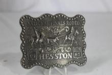 1987 Hesston National Finals Rodeo buckle, Fred Fellows NFR