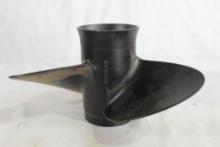 One small Solas outboard motor prop. # OA 38 18, ser# 211109310. Looks to be new.