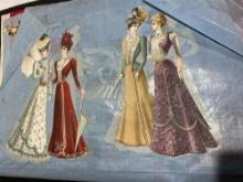 1899 Fashion Paper Doll Cut Outs