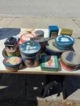 Lot of Assorted Tins