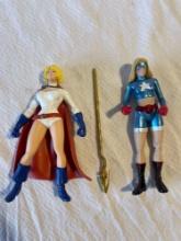 Power Girl and Star Girl Action Figures
