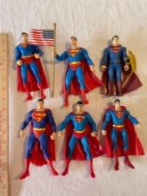 Superman Action Figures (6)