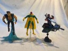 Namor The Sub Mariner, Vision and Hawkeye Action Figures