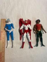 Hawk and Dove and Aqualad Action Figures
